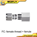 20MPa high pressure pipe oxygen tube fitting stainless steel